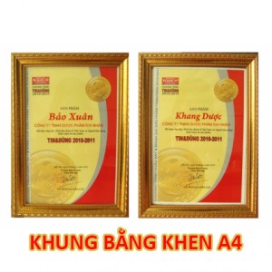 Khung bằng khen A4